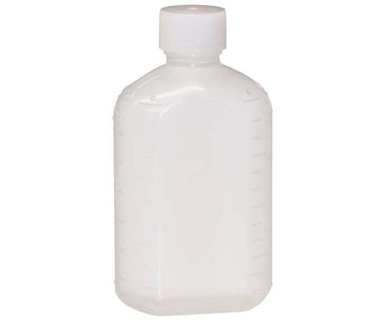 金鵄製作所 小判型投薬瓶 200mL ノーマルキャップ(ホワイト:白) 100本入 20030-001 1箱(ご注文単位1箱)【直送品】