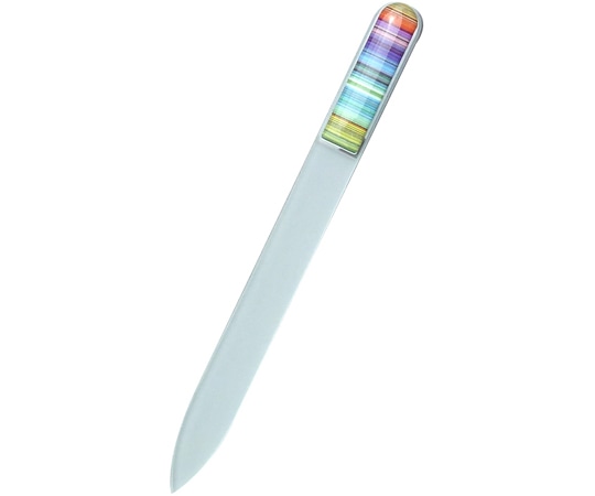 BISON 3D チェコ製ガラス爪ヤスリ 14cm 両面仕上げ 08柄 3DM08 1個(ご注文単位1個)【直送品】