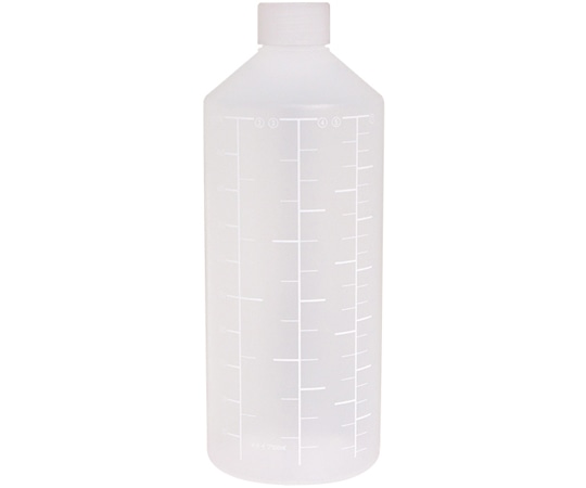 金鵄製作所 K投薬瓶 500mL ノーマルキャップ(ホワイト:白) 白色目盛 50本入 20260-020 1箱(ご注文単位1箱)【直送品】