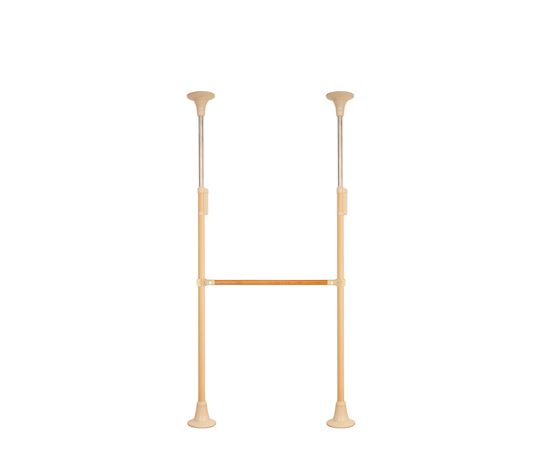 DIPPERホクメイ ベスポジBPZ 丸ベース ショート H型 木手すり 固定900 セット BPZ-H2000-21 1個(ご注文単位1個)【直送品】