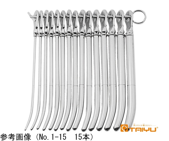 TAIYU(大祐医科工業) 吾妻式子宮頸管拡張器 No.2 径5.0mm 黄銅製 TY-960A2 1本(ご注文単位1本)【直送品】