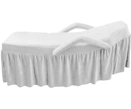 CML CKL ベロア フリルカバー ホワイト（213シリーズ用） V010702 1枚（ご注文単位1枚）【直送品】