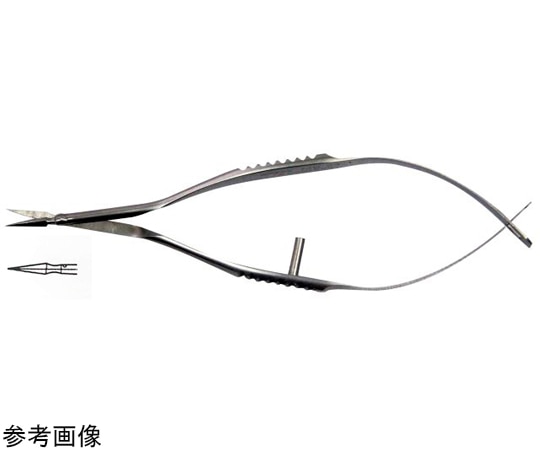 Leprex マイクロ剪刀 直型 85mm LMB-54-1 1個(ご注文単位1個)【直送品】