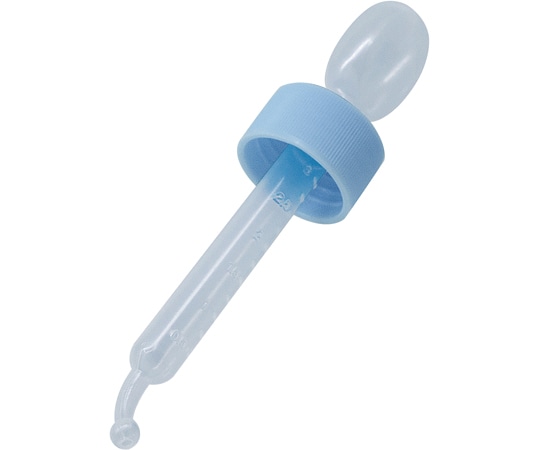 金鵄製作所 【キンシ製投薬瓶用】60mL用スポイト付キャップ(スカイブルー:水)<瓶本体は付属しません> 1袋(100本入) 22430-014 1袋(ご注文単位1袋)【直送品】