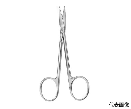 ビー・ブラウンエースクラップ デリケート剪刀 直 鋭/鋭 全長110mm BC110R 1個（ご注文単位1個）【直送品】