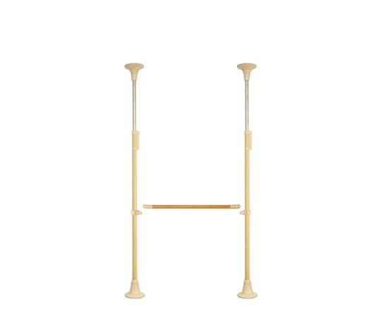 DIPPERホクメイ ベスポジBPZ 丸ベース ショート H型 木手すり 取り外し900 セット BPZ-H2300-21 1個（ご注文単位1個）【直送品】