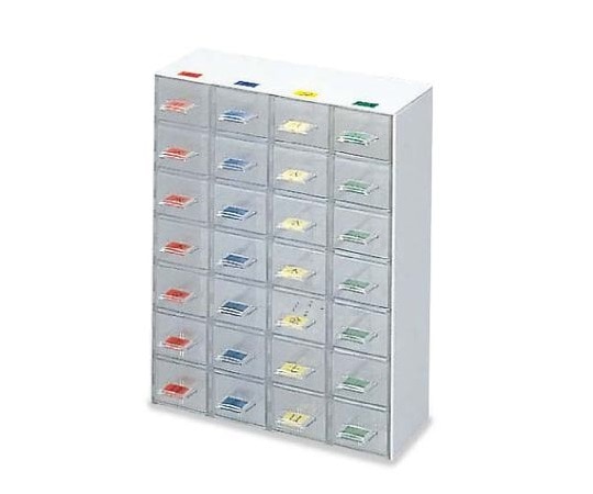 サカセ 自主管理薬箱（据置型） MC-S228 CL 1台（ご注文単位1台）【直送品】