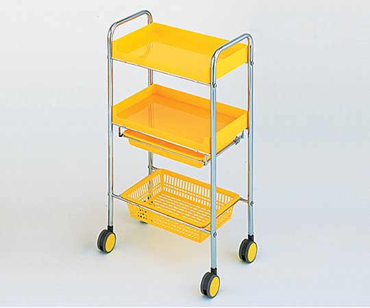 アズワン カラーセット台（C-161） イエロー 485×300×895mm 11615 1台（ご注文単位1台）【直送品】