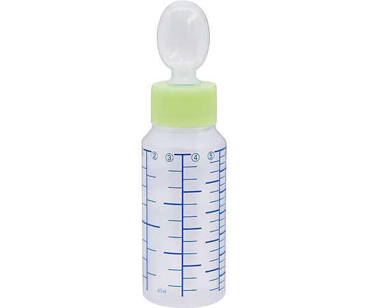 金鵄製作所 NK投薬瓶 60mL スポイト付キャップ（ライトグリーン:竹） 青色目盛 1箱（200本入） B2170-000TK 1箱（ご注文単位1箱）【直送品】