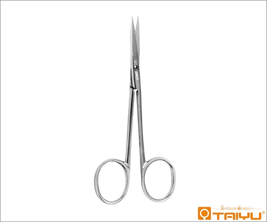 TAIYU(大祐医科工業) 兎唇剪刀 直 ネジ止 全長11.5cm TY-183A 1本(ご注文単位1本)【直送品】