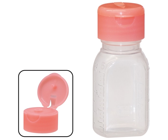 金鵄製作所 小判型投薬瓶 30mL ワンタッチキャップ(ピンク) 200本入 23000-005 1箱(ご注文単位1箱)【直送品】