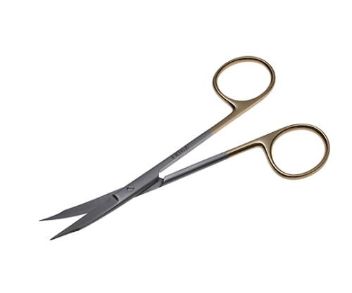 日本フリッツメディコ T/Cフォクス剪刀 13cm 曲 B025-013C 1個(ご注文単位1個)【直送品】