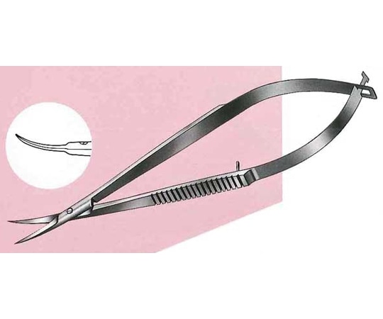 Leprex マイクロ剪刀 反型 115mm LMB-51-15 1個(ご注文単位1個)【直送品】