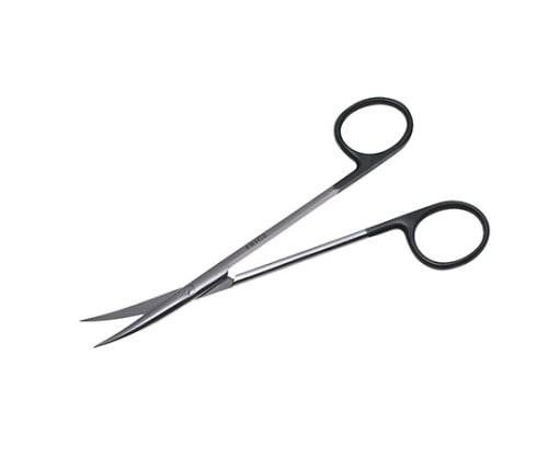 日本フリッツメディコ スーパー・メッツェンバーム剪刀 14.5cm 曲両尖 B250-371V 1個(ご注文単位1個)【直送品】