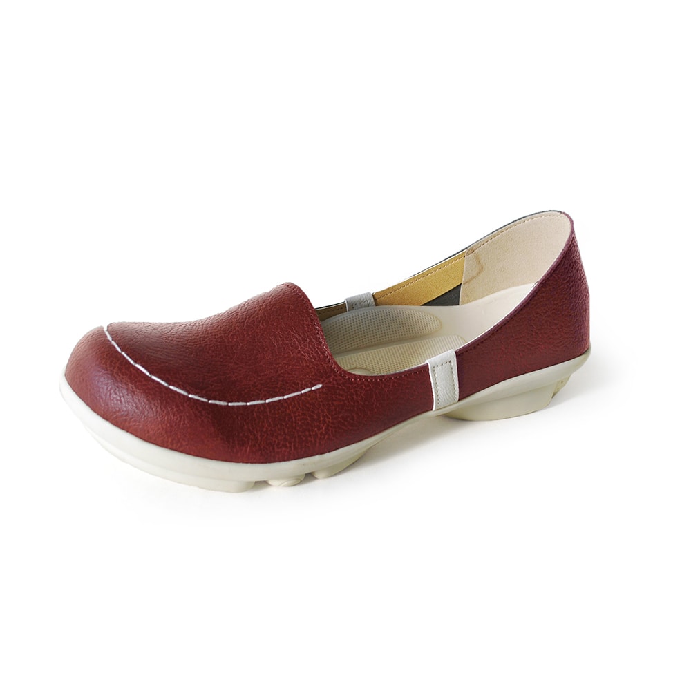 リゲッタ ツヴォル スリッポンパンプス レッドブラウン M(23.0~23.5cm) TB103-RBR-M 1足(ご注文単位1足) 包装用品 ...