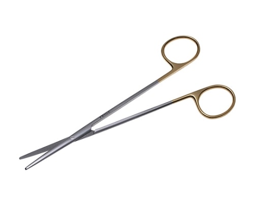 日本フリッツメディコ T/Cメッツェンバーム・フィノ剪刀 18cm 直 B024-018X 1個(ご注文単位1個)【直送品】