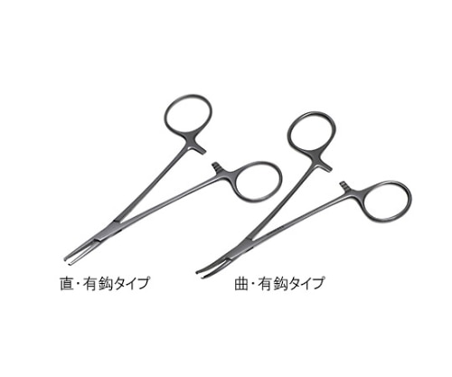 日本フリッツメディコ モスキート止血鉗子 12.5cm 直有鈎 E520-788 1個