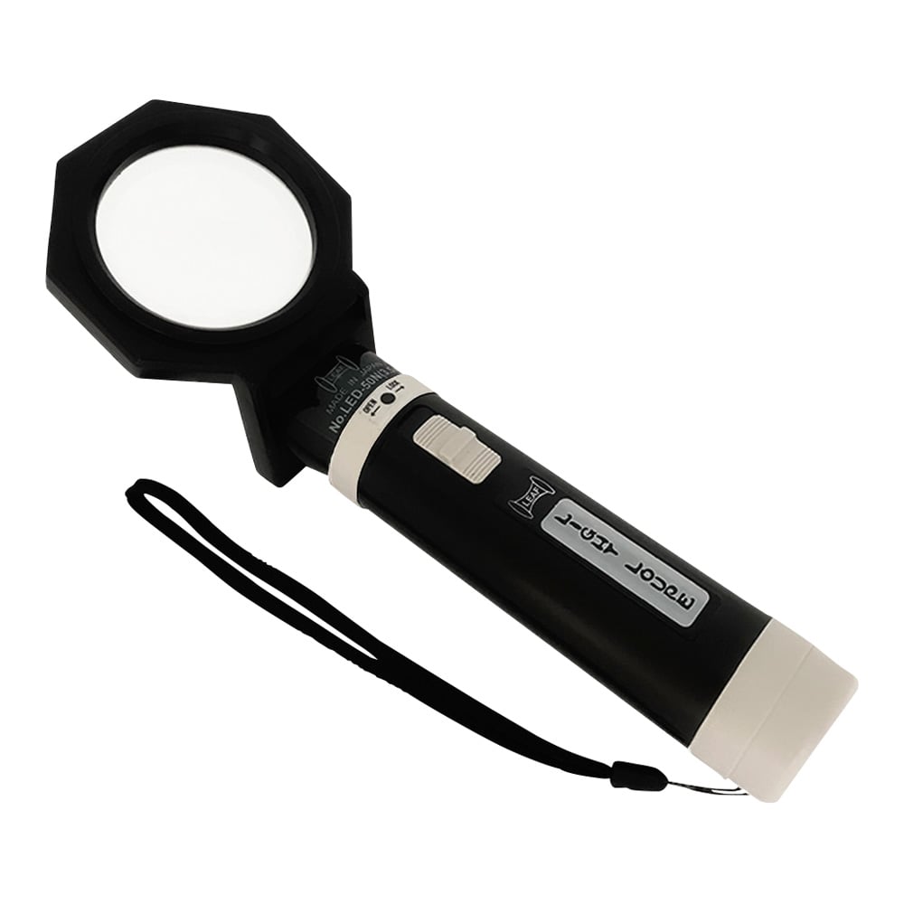 京葉光器 柄付型 LEDライトルーペ 3.5× LED-50N 1個(ご注文単位1個)【直送品】