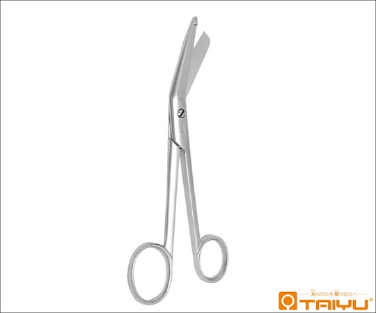 TAIYU(大祐医科工業) ベルグマン氏繃帯剪刀 ネジ止 全長18.5cm TY-188 1本(ご注文単位1本)【直送品】