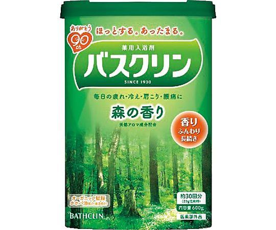 バスクリン バスクリン森の香り600G 153066 1個（ご注文単位1個）【直送品】