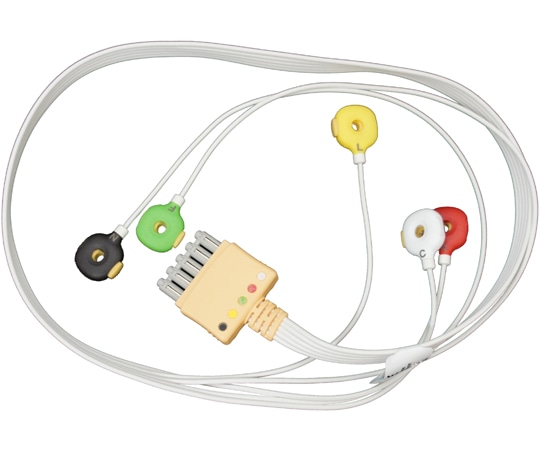 ビットストロング BSディスポーザブルECGリード線 Philips心電計用 5線 IECカラー 5個入 EDGD040P5I 1袋（ご注文単位1袋）【直送品】