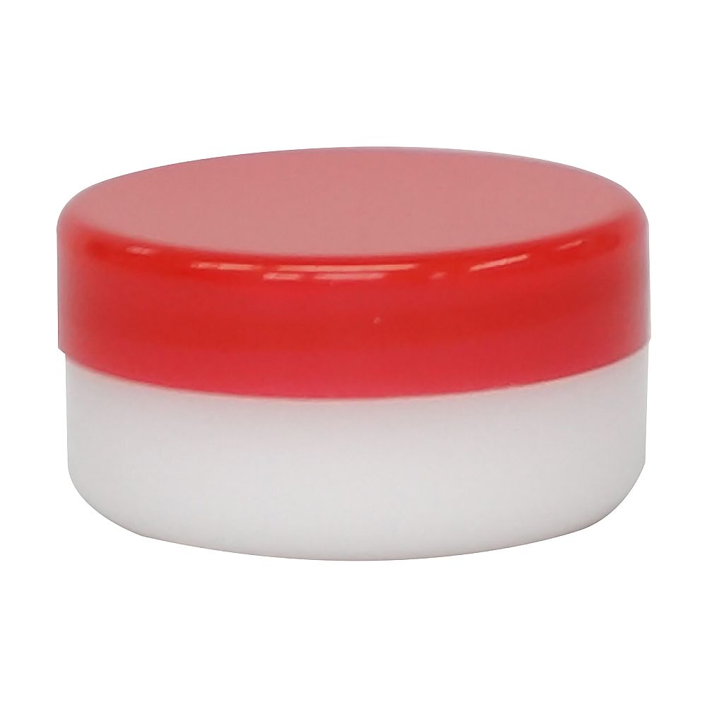 金鵄製作所 軟膏壷(軟膏容器・定量タイプ)5mL(深型)赤 200個 10010-002 1箱(ご注文単位1箱)【直送品】
