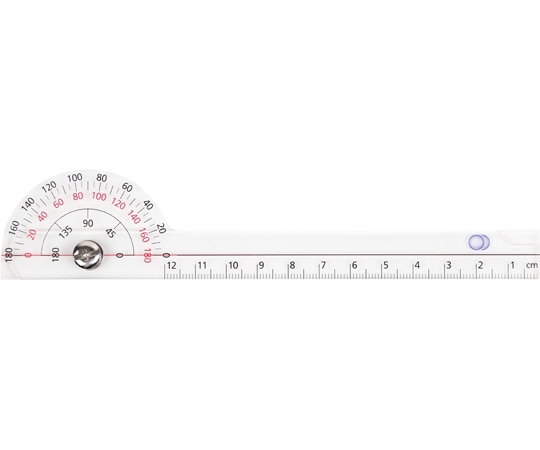 明健社/メイケン プラスティック角度計(ケース付き) 小 1個(ご注文単位1個)【直送品】