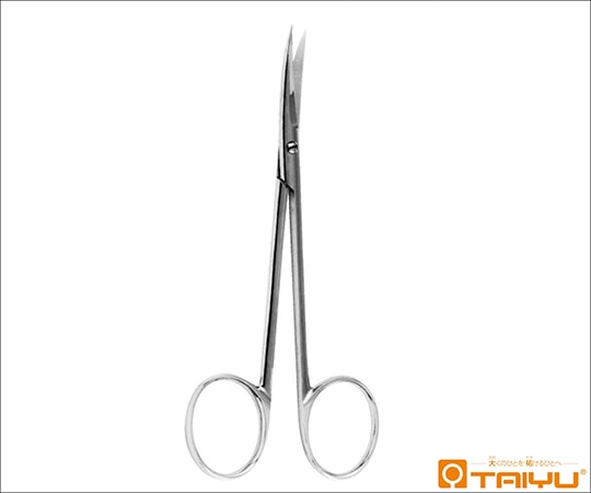 TAIYU(大祐医科工業) キルナー剪刀 直 ネジ止 全長11cm TY-1014A 1本(ご注文単位1本)【直送品】