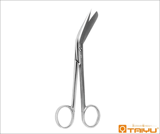 TAIYU(大祐医科工業) 外科膝状剪刀 ネジ止 全長15cm TY-144 1本(ご注文単位1本)【直送品】