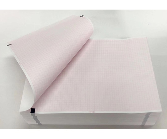 ちばら 心電図記録紙 幅210mm×長300m/折295mm（折り畳み型・厚手） 2冊入 CP-621-300 1箱（ご注文単位1箱）【直送品】