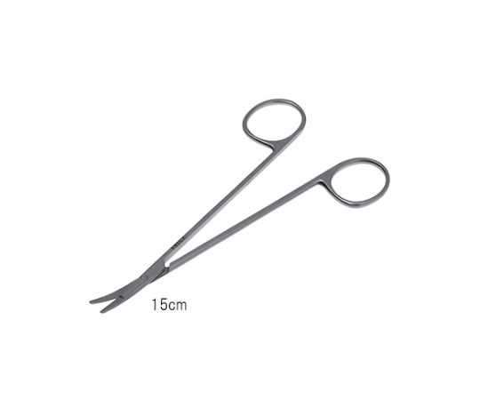 日本フリッツメディコ キルナー剪刀 15cm 曲 B027-420 1個(ご注文単位1個)【直送品】