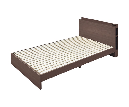 東谷 セミダブルベッド ブラウン B-81SD-BR 1個（ご注文単位1個）【直送品】