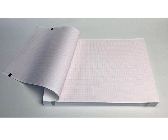 ちばら 心電図用記録紙 幅210mm×長100m/折295mm（折り畳み型・薄手） 5冊入 CP-621U 1箱（ご注文単位1箱）【直送品】