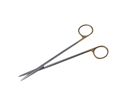 日本フリッツメディコ T/Cメッツェンバーム剪刀 25cm 直 B023-025X 1個(ご注文単位1個)【直送品】