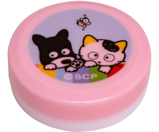 金鵄製作所 タマプリント浅型壷 5mL ピンクフタ 50個入 A2110-000PK 1袋(ご注文単位1袋)【直送品】