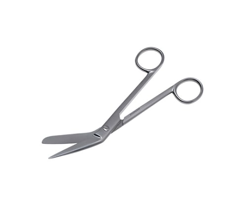 日本フリッツメディコ 膝状剪刀 15cm E992-017 1個(ご注文単位1個)【直送品】