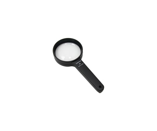 池田レンズ工業 非球面 高倍率ハンドルーペ 4倍 75mm AS-13 1個(ご注文単位1個)【直送品】