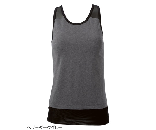 ツインズ G-Fit エアSTRETCH タンクトップ ヘザーダークグレー S GFL980 1枚(ご注文単位1枚)【直送品】