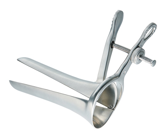 ライフメッド ステンレス・クスコー膣鏡(つや消し) L 91792200 1個(ご注文単位1個)【直送品】