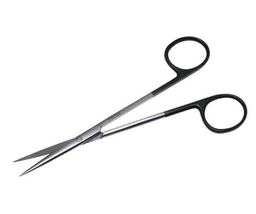 日本フリッツメディコ スーパー・メッツェンバーム剪刀 14.5cm 直両尖 B250-368V 1個(ご注文単位1個)【直送品】