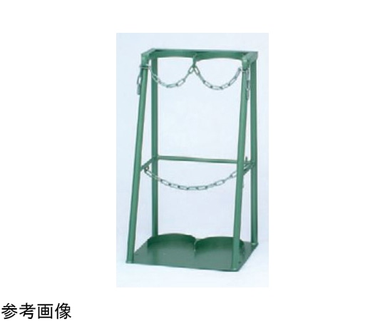 久喜製作所 ボンベスタンドC2付 1500L 2本用 SBS-1502 120020026 1台(ご注文単位1台)【直送品】