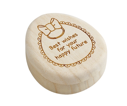 オオサキメディカル 臍帯箱 オーバル (乾燥剤・脱脂綿入) 86114 1個(ご注文単位1個)【直送品】