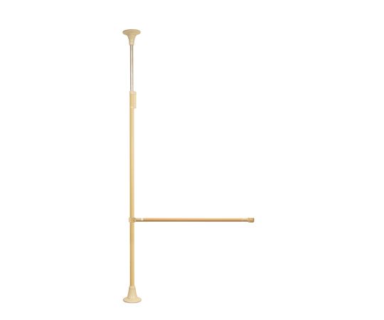 DIPPERホクメイ ベスポジBPZ 丸ベース ロング ト型 伸縮手すり 固定1200-1500 セット BPZ-K5500-32 1個(ご注文単位1個)【直送品】