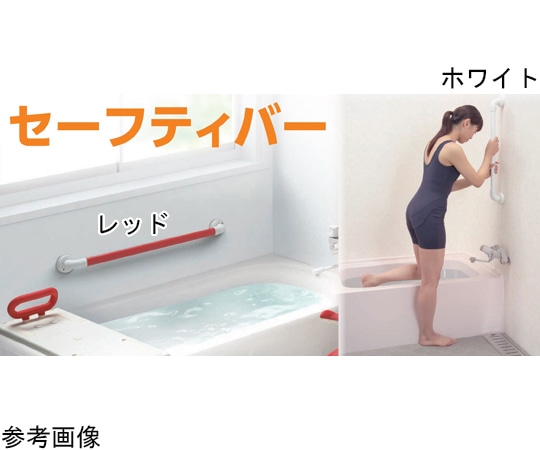 アロン化成 セーフティバー I-500UB-N ホワイト 874-120 1個(ご注文単位1個)【直送品】