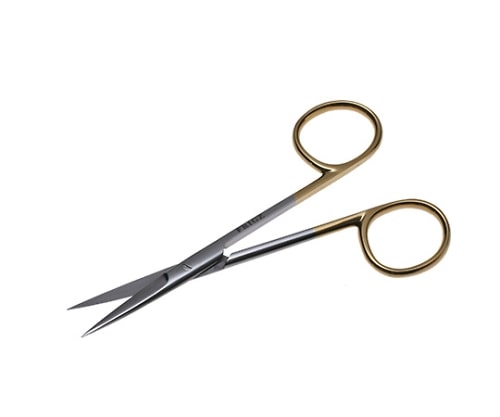 日本フリッツメディコ T/Cファイン剪刀 10.5cm 直 B025-011A 1個(ご注文単位1個)【直送品】