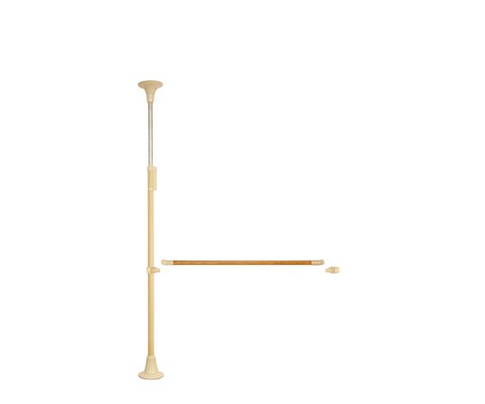 DIPPERホクメイ ベスポジBPZ 丸ベース ショート ト型 木手すり 取り外し1200 セット BPZ-K5300-22 1個(ご注文単位1個)【直送品】