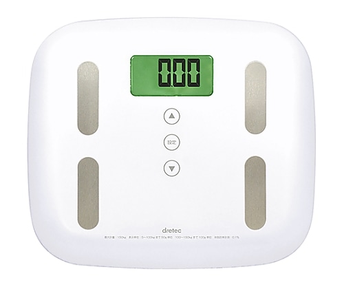 ドリテック 体重体組成計｢ピエトラプラス｣ BS-238WT 1個（ご注文単位1個）【直送品】