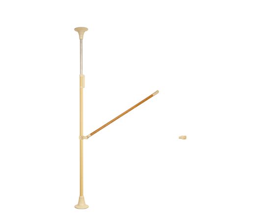 DIPPERホクメイ ベスポジBPZ 丸ベース レギュラート型 木手すり 跳ね上げ1200 セット BPZ-K5200-12 1個（ご注文単位1個）【直送品】