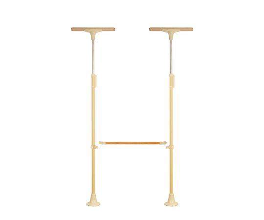 DIPPERホクメイ ベスポジBPZ Tベース レギュラーH型 木手すり 取り外し900 セット BPZ-H2300-51 1個（ご注文単位1個）【直送品】