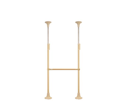 DIPPERホクメイ ベスポジBPZ 丸ベース ショート 耐水 H型 伸縮 固定900-1200 セット BPZ-H2700-21 1個（ご注文単位1個）【直送品】